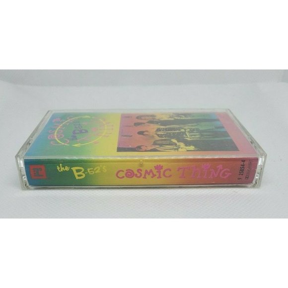 Cosmic Thing The B-52s Nile Rodgers Cassette Tape Like New 075992585446 - Picture 3 of 7